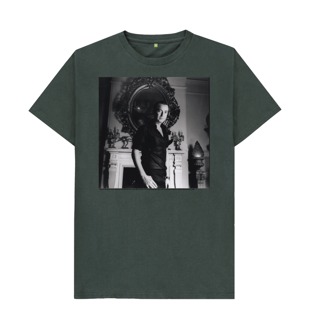 Dark grey printed t shirt front