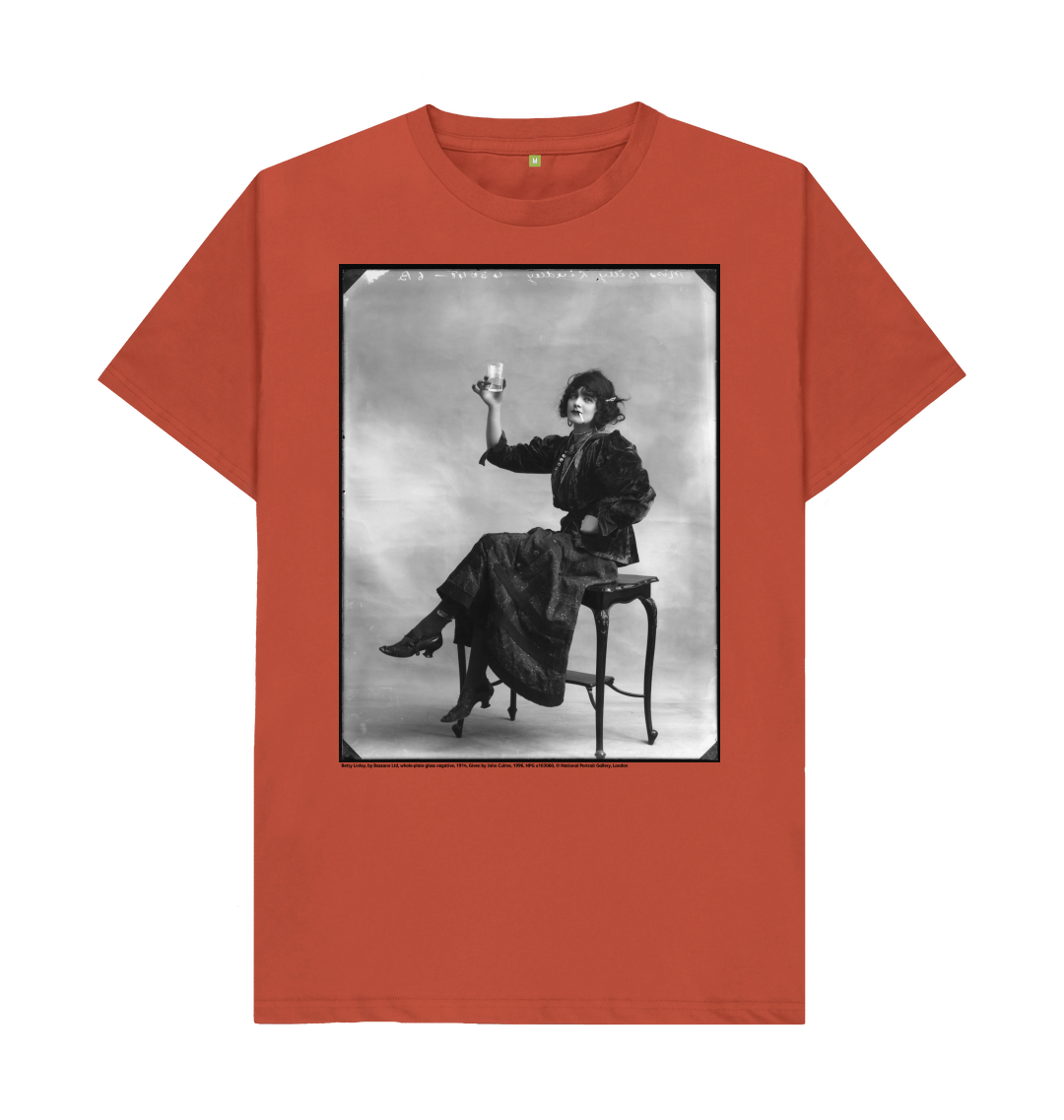 Rust printed t shirt front