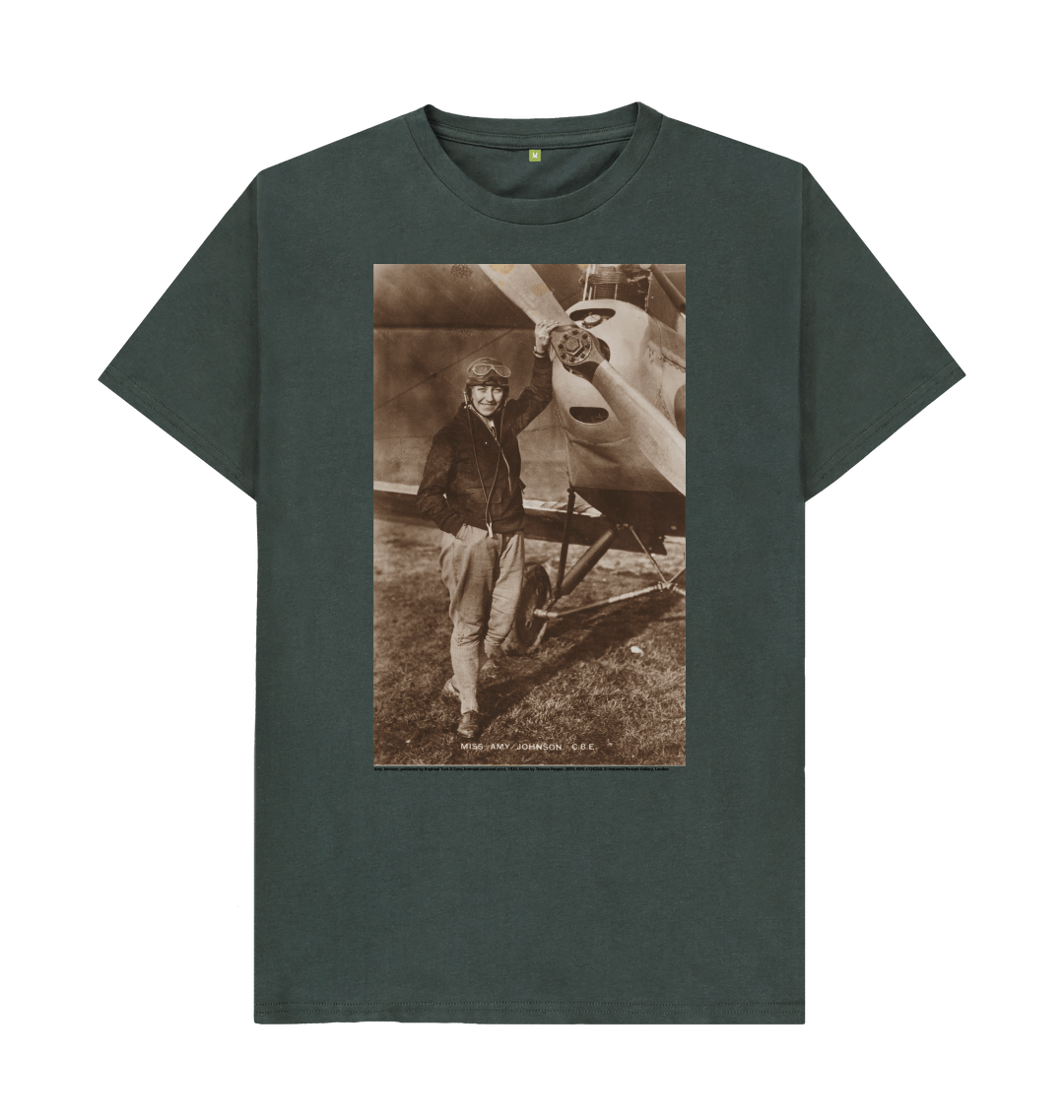 Dark grey printed t shirt front