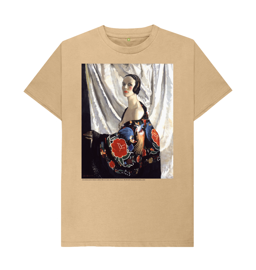 Sand printed t shirt front