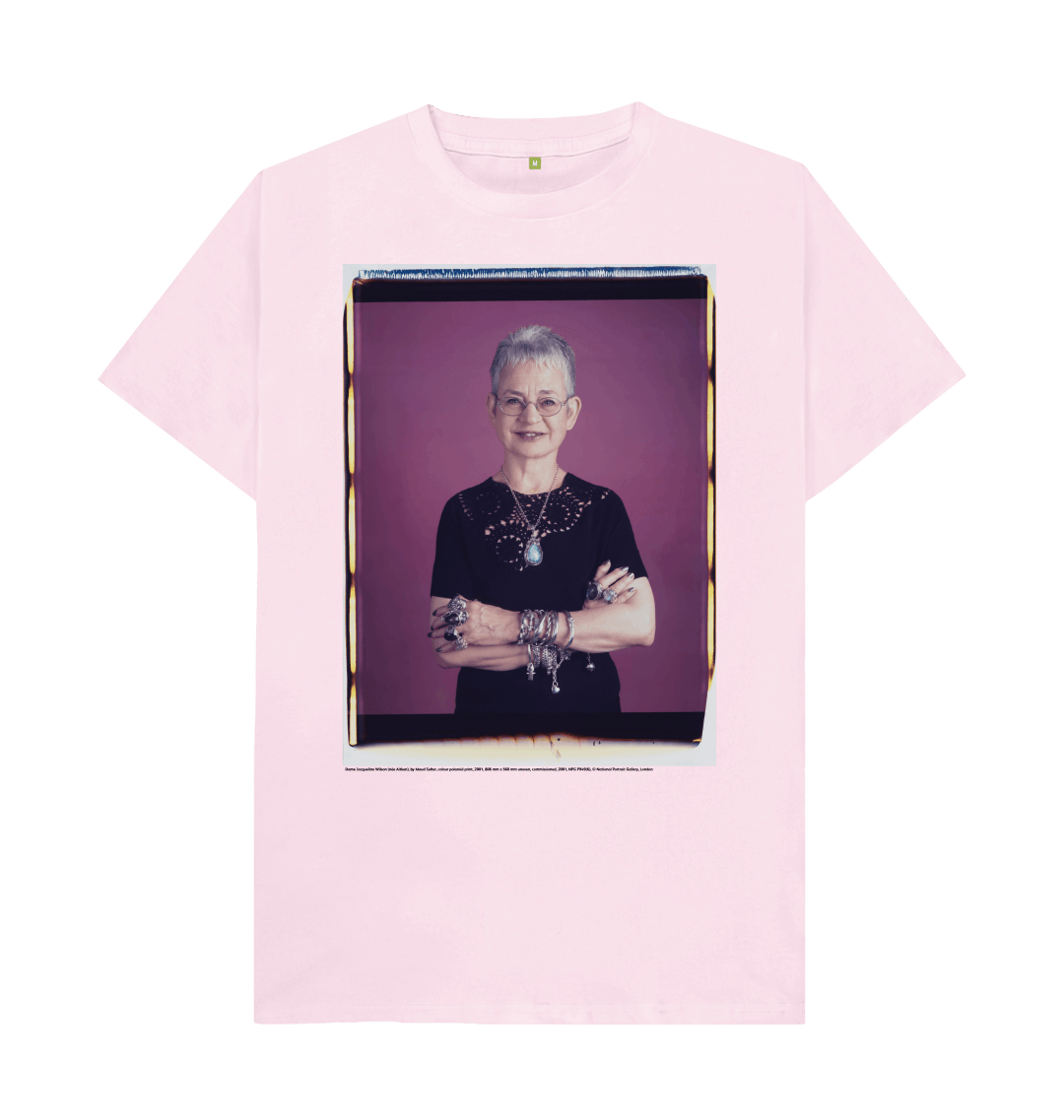 Pink printed t shirt front