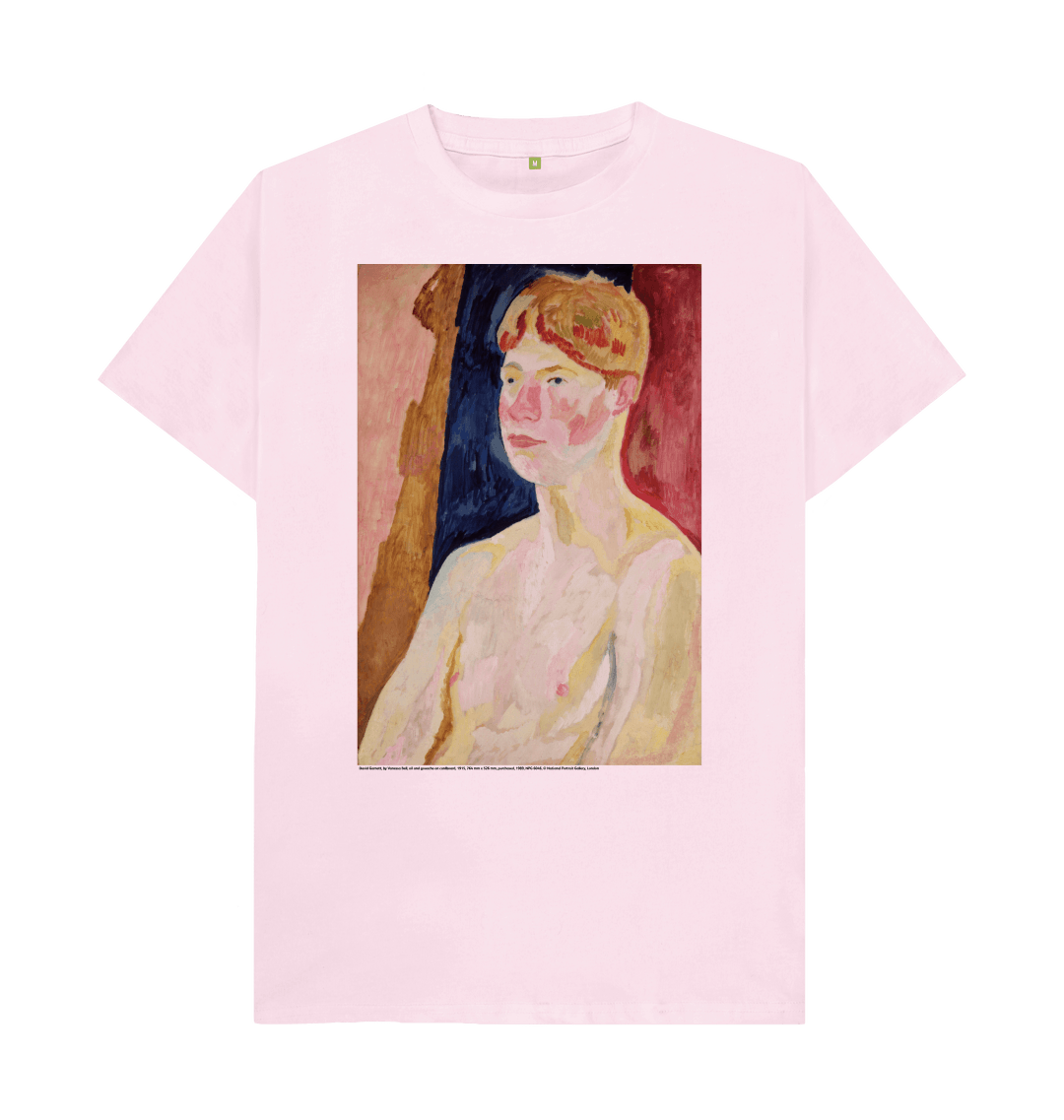 Pink printed t shirt front