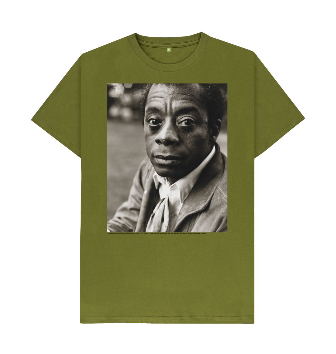 Moss green james baldwin unisex t shirt