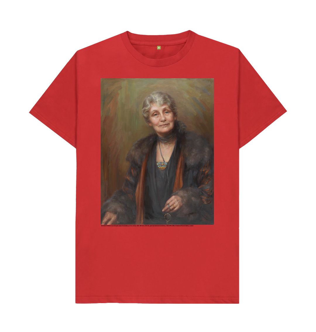 Red emmeline pankhurst unisex t shirt