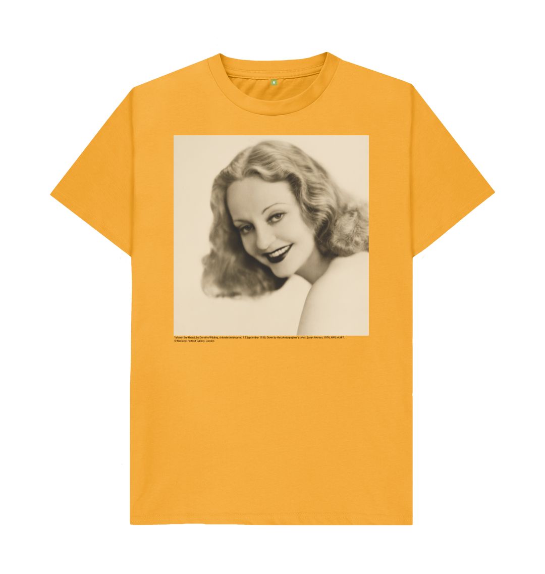 Mustard tallulah bankhead unisex t shirt