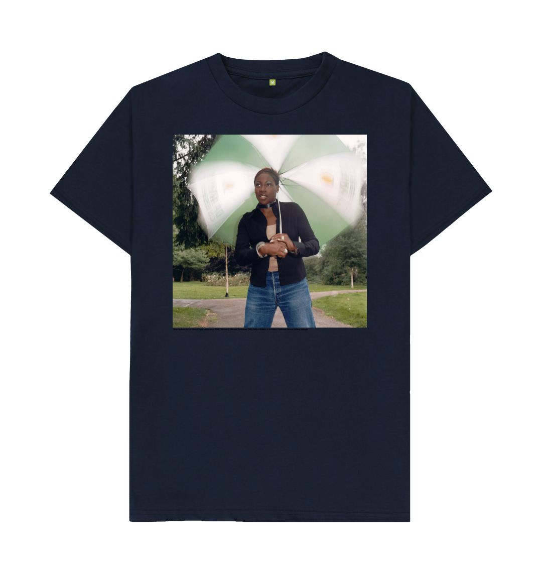 Navy blue gina yashere unisex t shirt