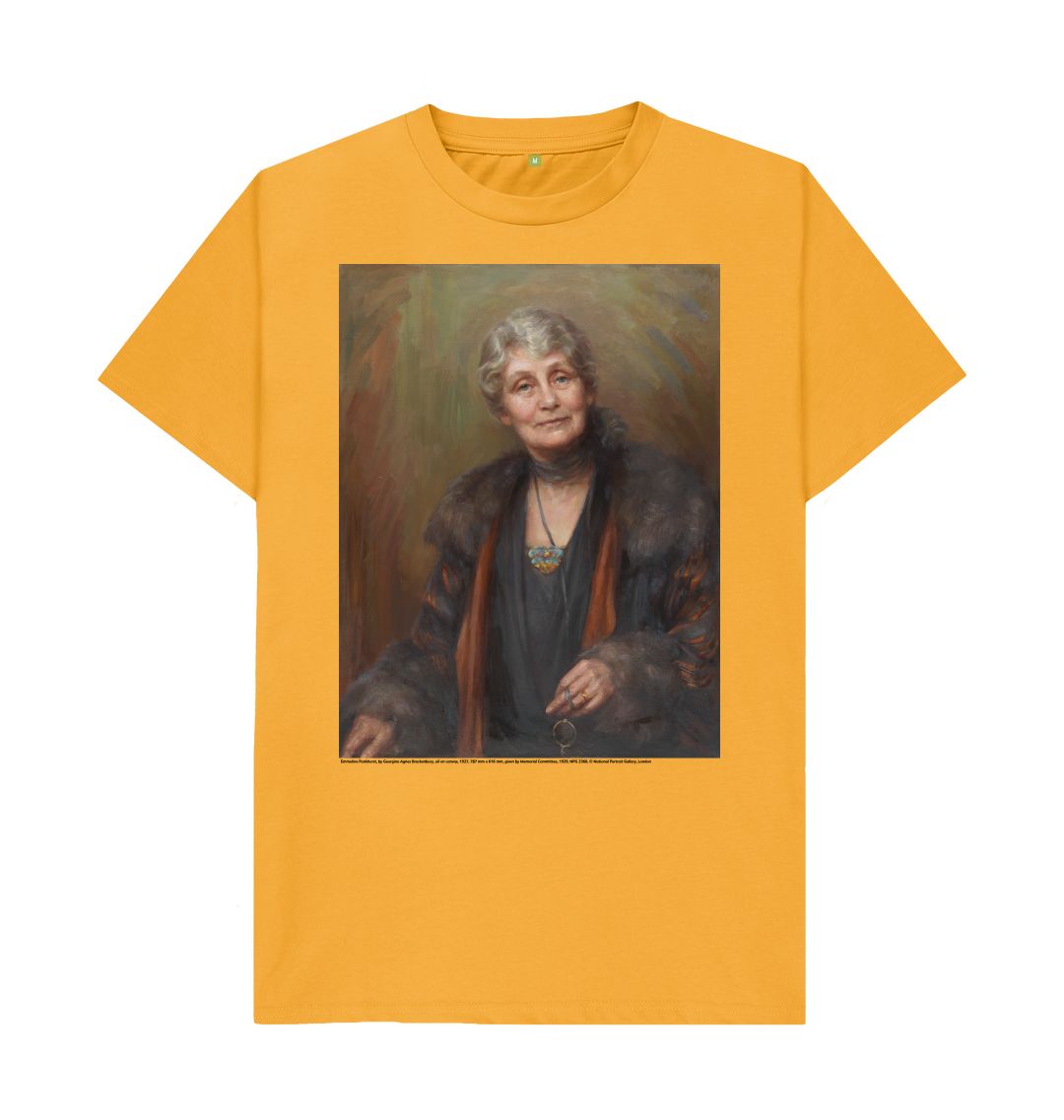 Mustard emmeline pankhurst unisex t shirt