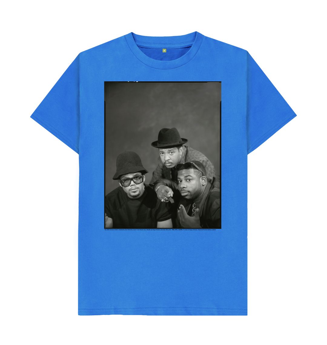 Bright blue run dmc unisex t shirt