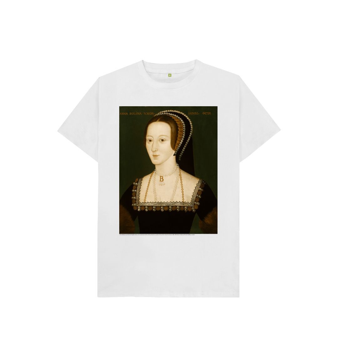 White anne boleyn kids t shirt