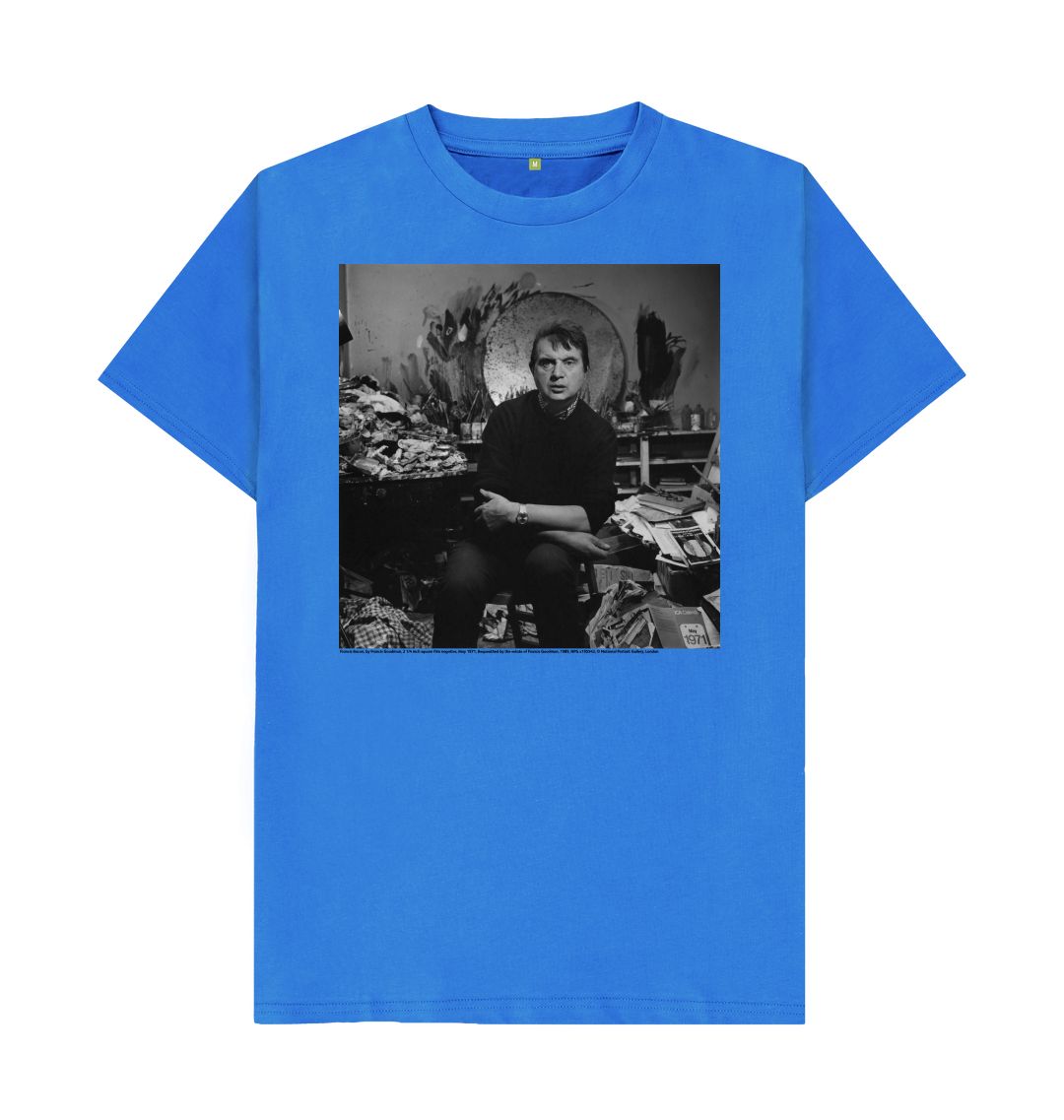 Bright blue francis bacon unisex t shirt