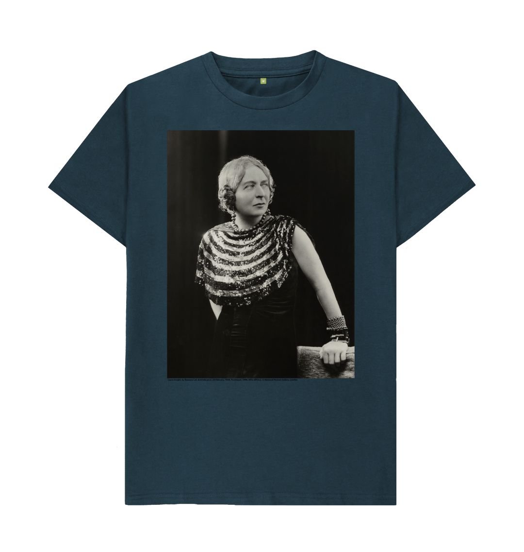 Denim blue laura knight unisex crew neck t shirt