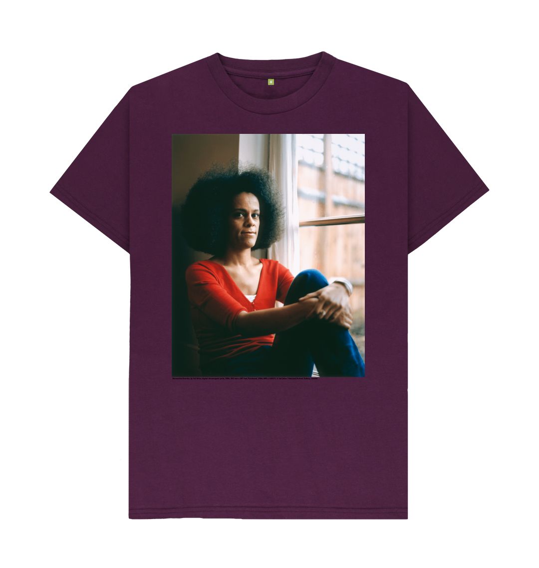 Purple bernardine evaristo unisex t shirt