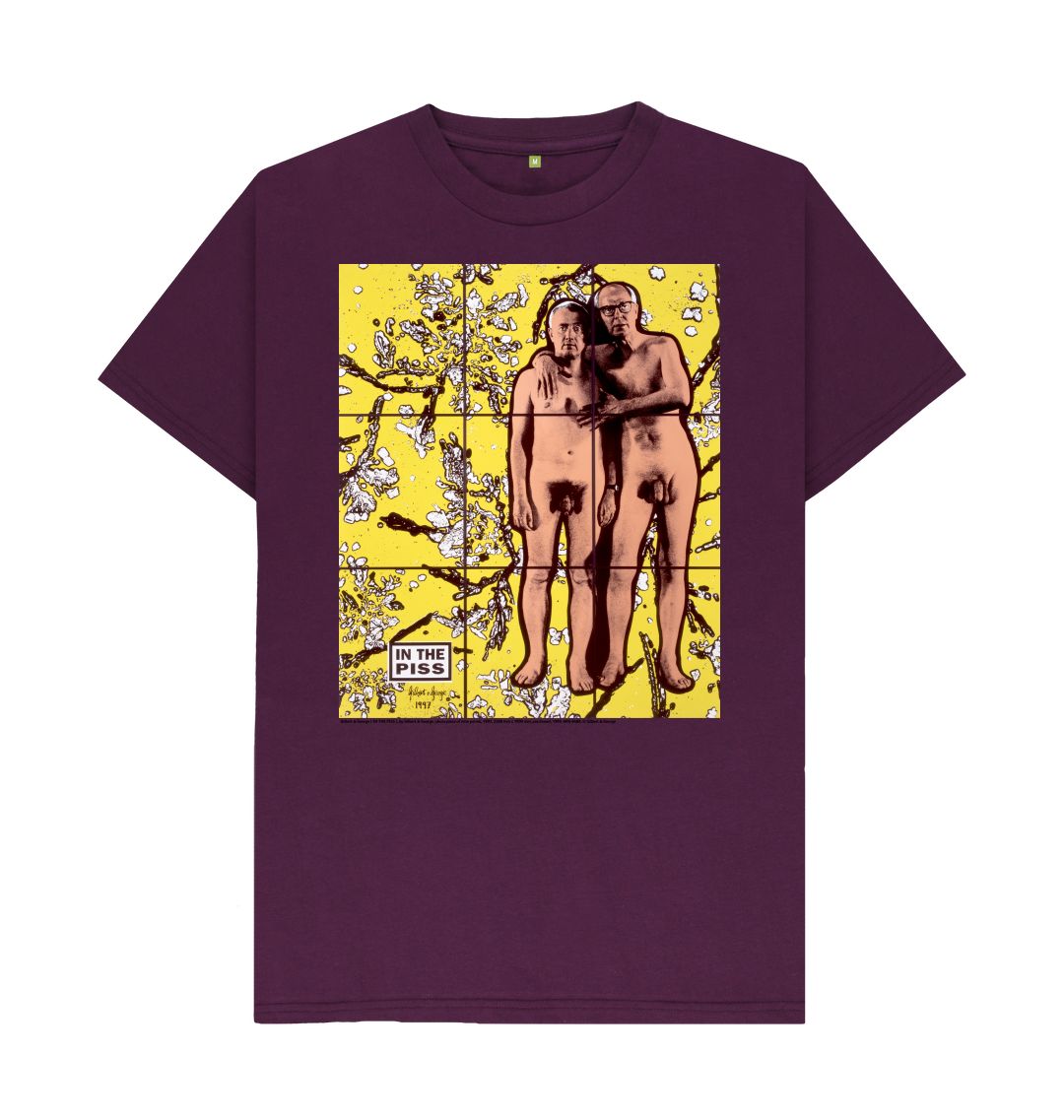 Purple gilbert & george unisex t shirt