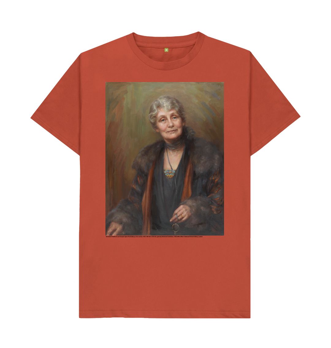 Rust emmeline pankhurst unisex t shirt