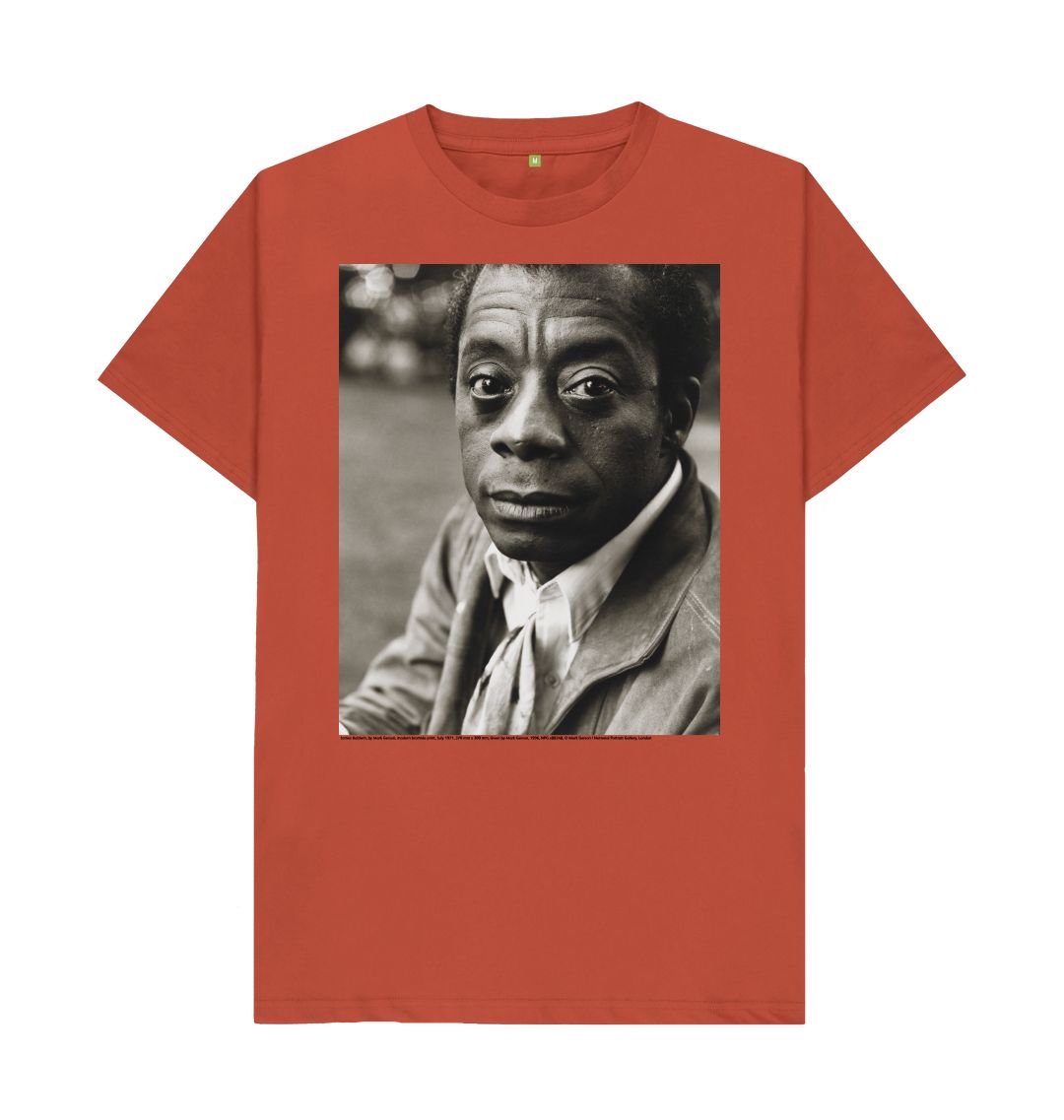 Rust james baldwin unisex t shirt