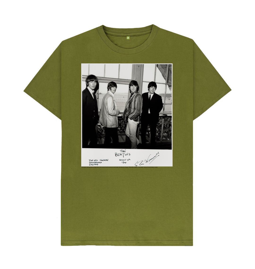 Moss green the beatles unisex t shirt