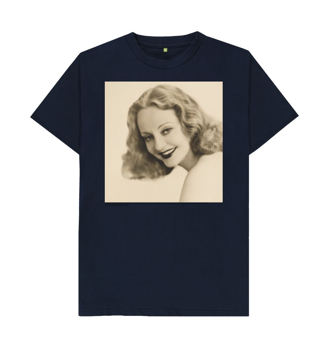 Navy blue tallulah bankhead unisex t shirt