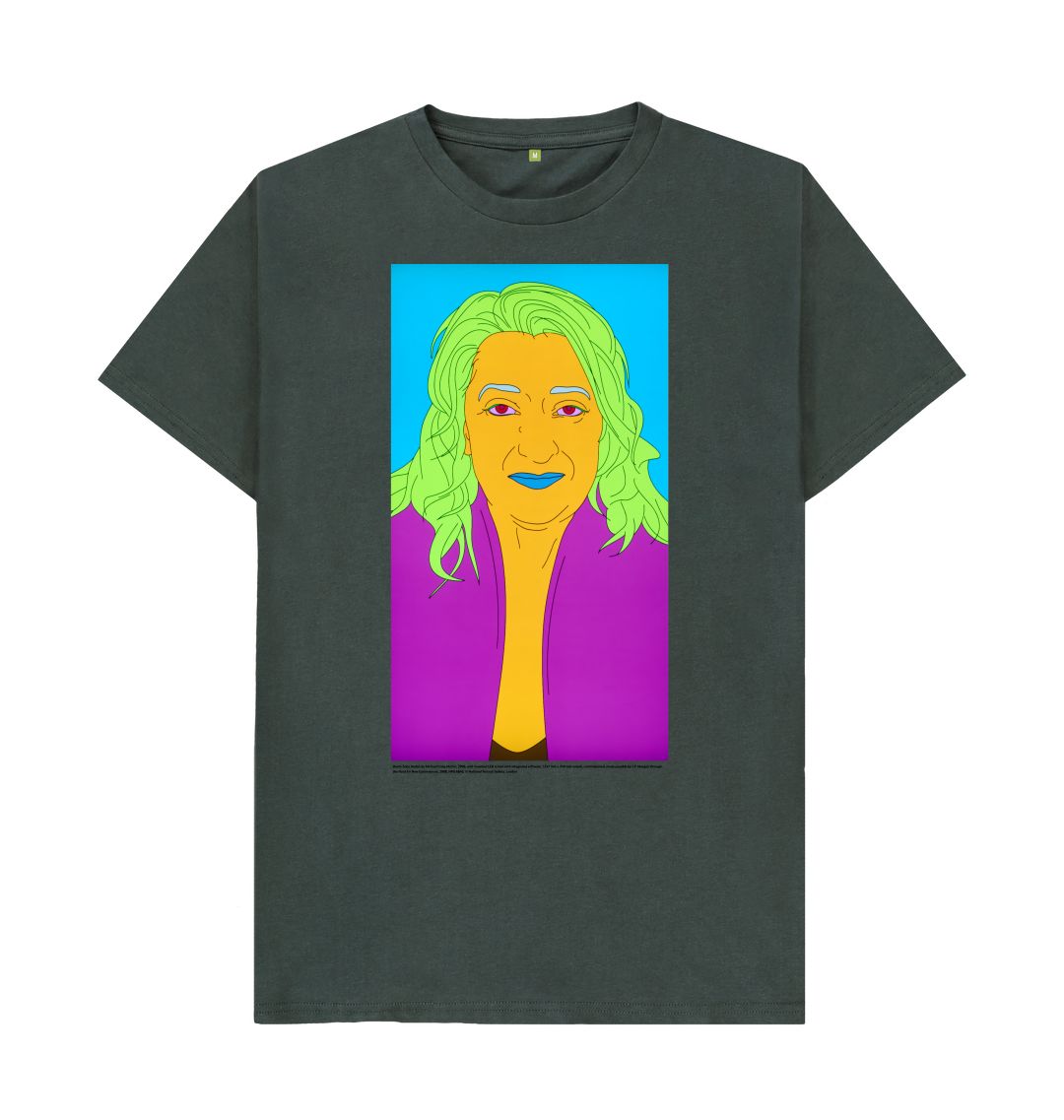 Dark grey zaha hadid unisex t shirt