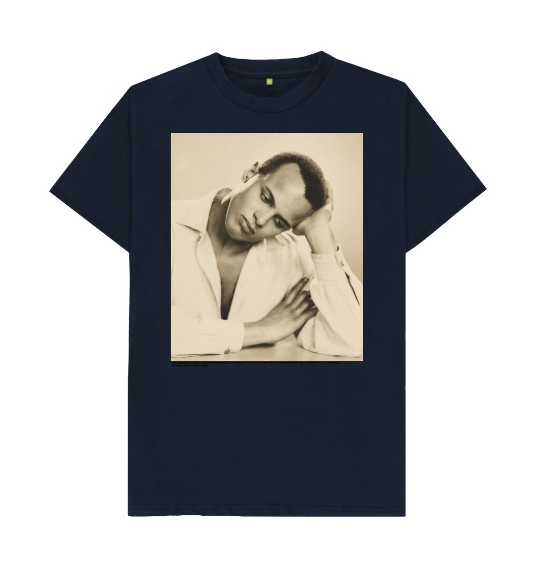 Navy blue harry belafonte unisex t shirt