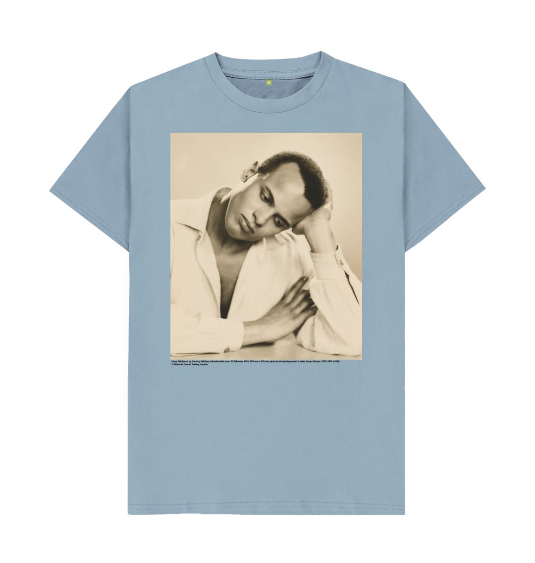 Stone blue harry belafonte unisex t shirt