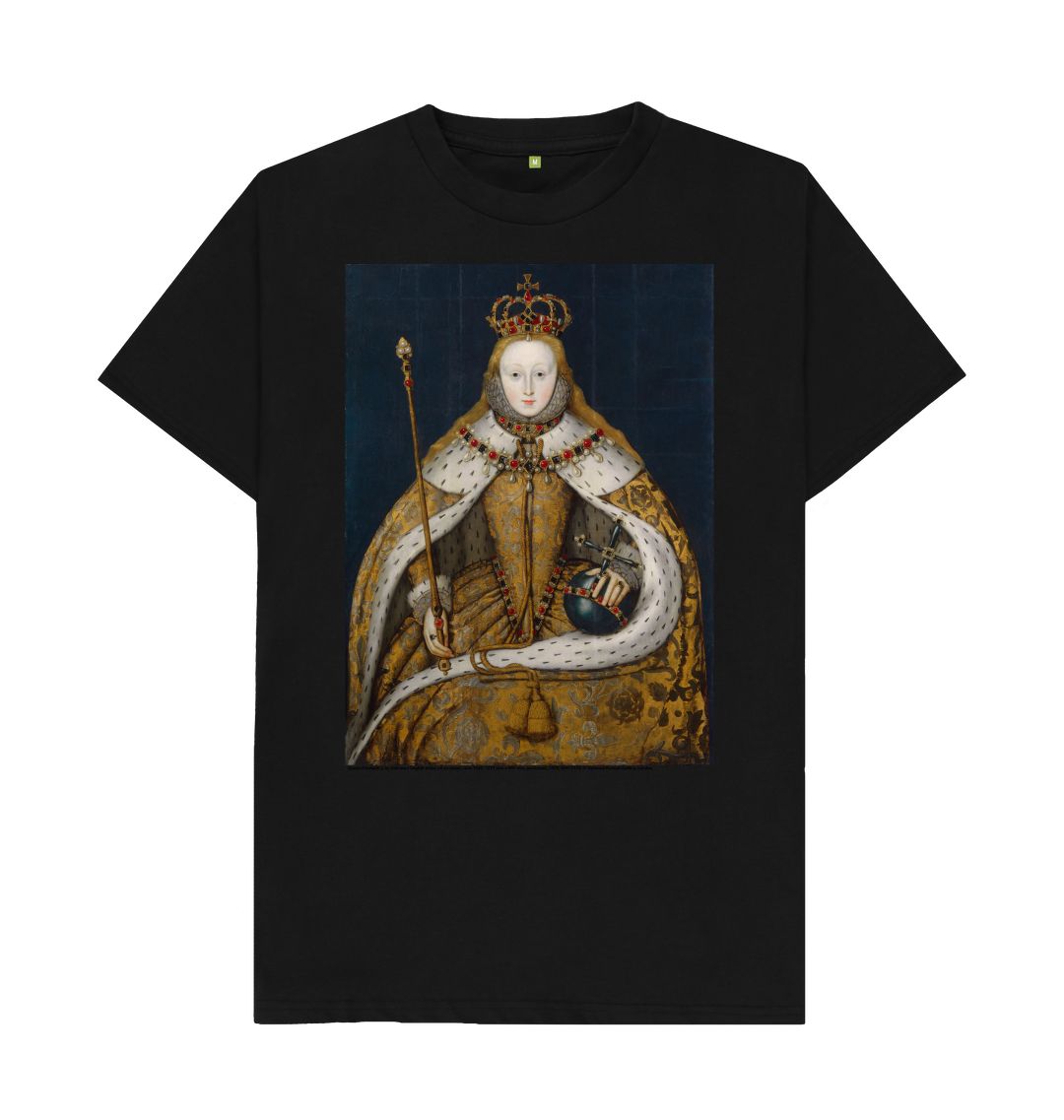 Black queen elizabeth i unisex t shirt