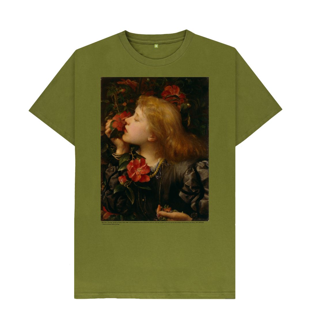 Moss green ellen terry ('choosing') unisex t shirt
