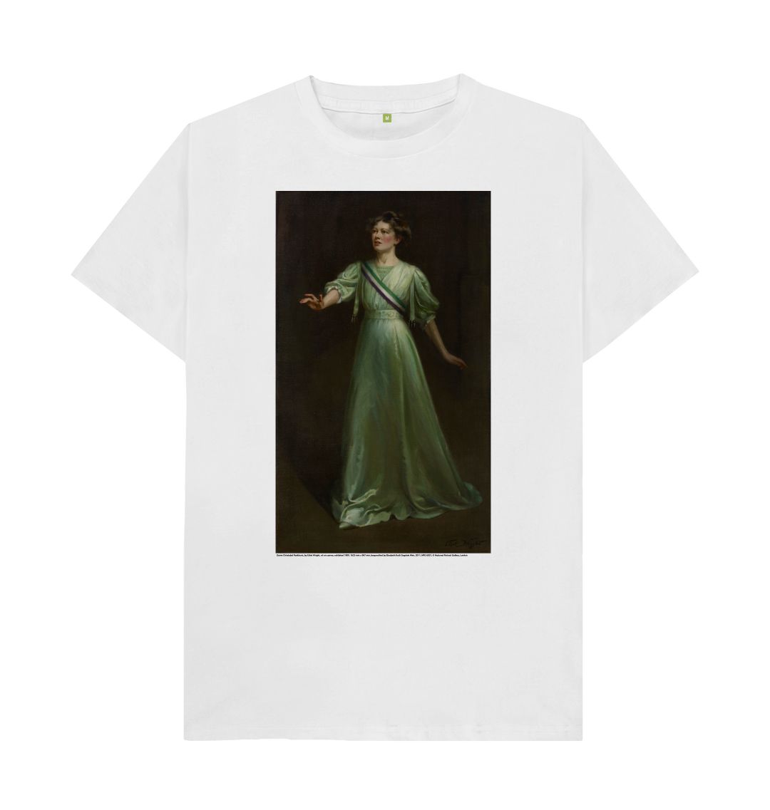 White christabel pankhurst unisex t shirt