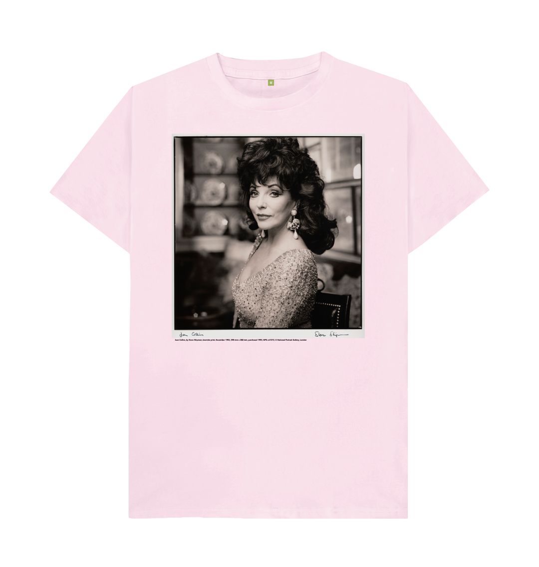 Pink joan collins unisex t shirt