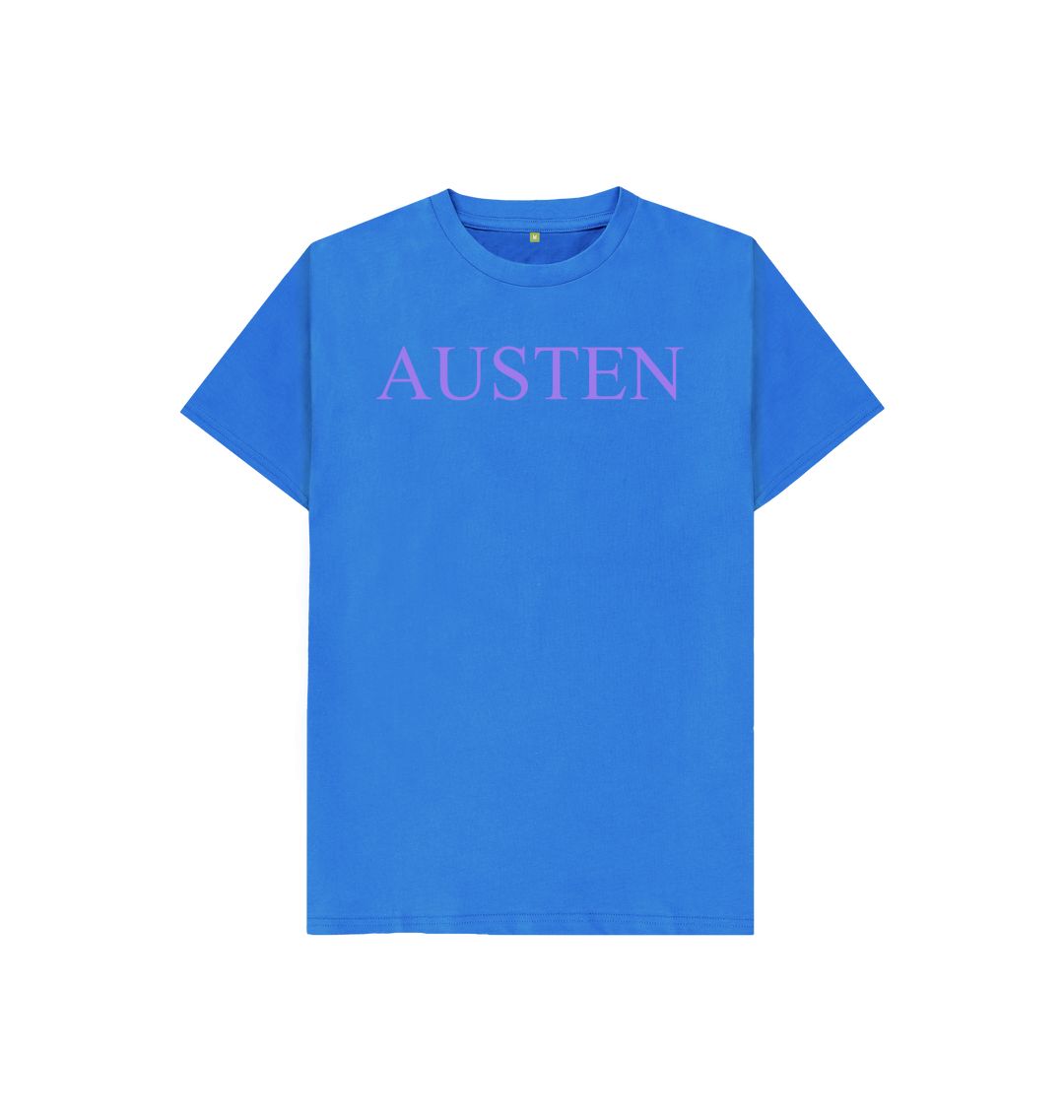 Bright blue kids austen t shirt