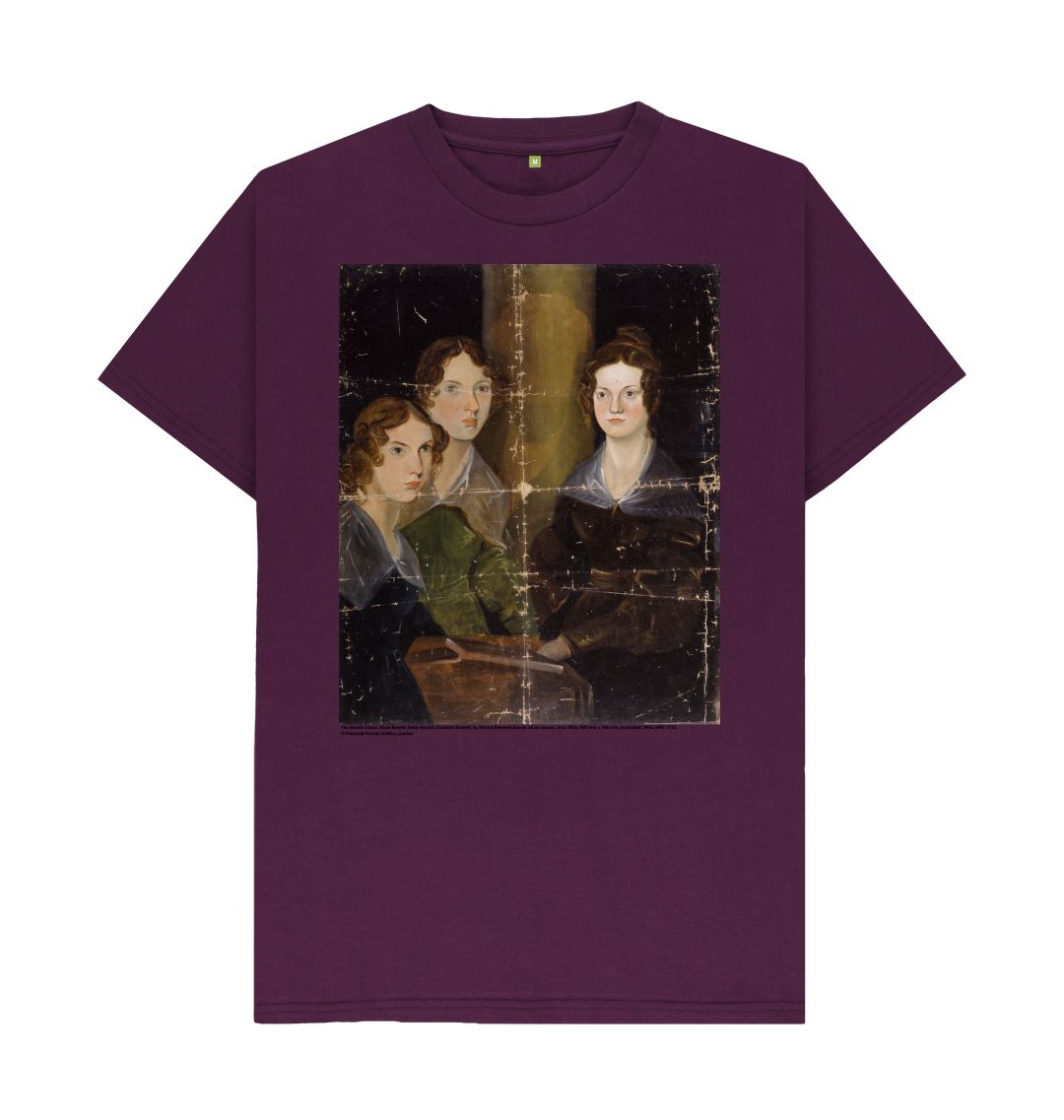 Purple the bronte sisters unisex t shirt