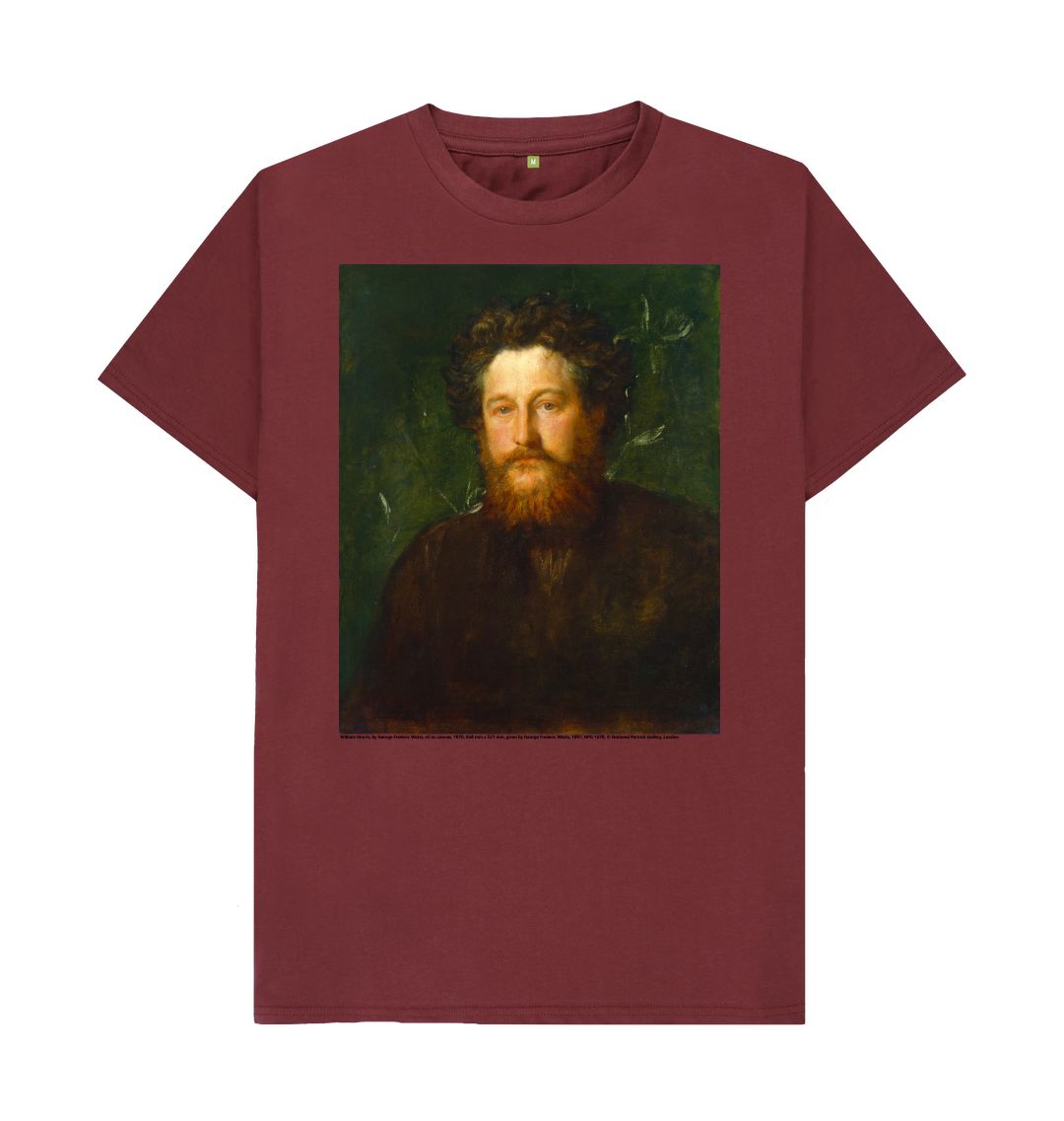 Red wine william morris unisex t shirt