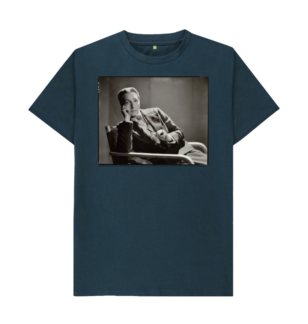 Denim blue radclyffe hall by howard coster unisex t shirt