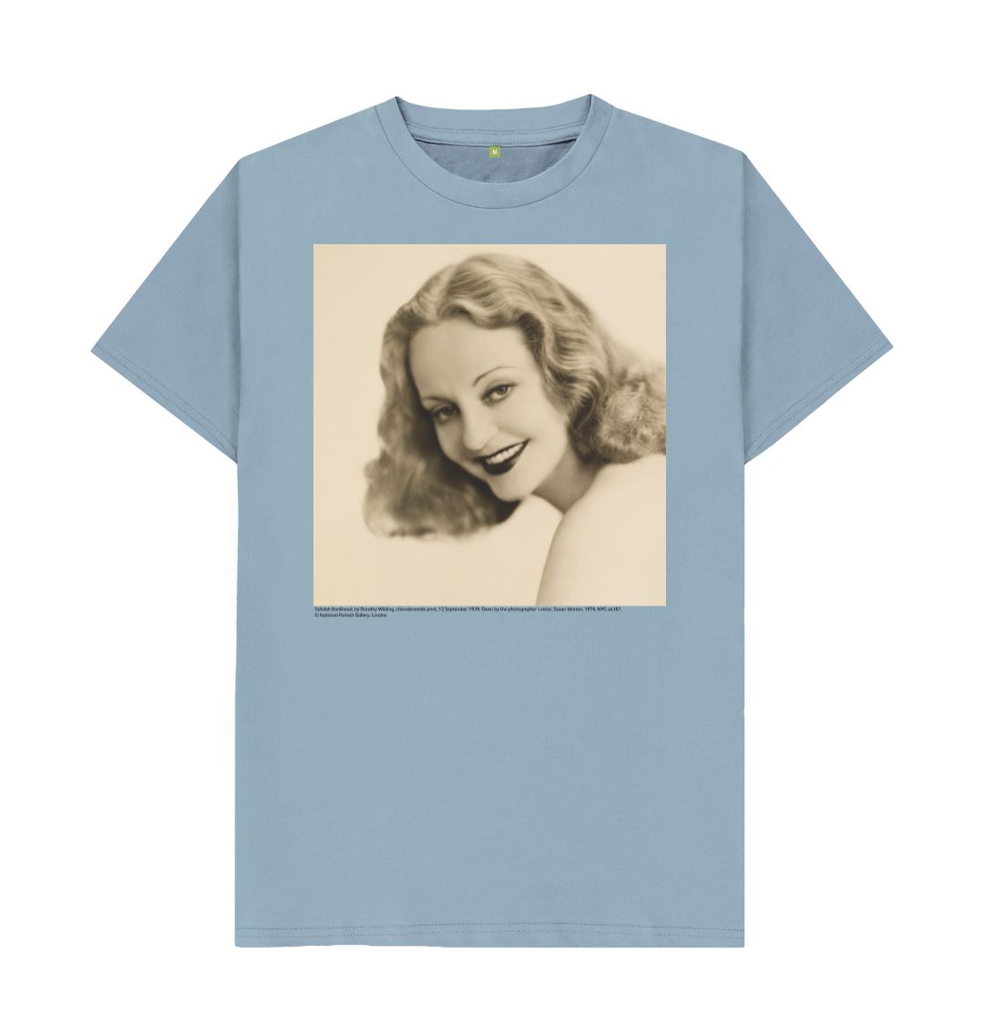 Stone blue tallulah bankhead unisex t shirt