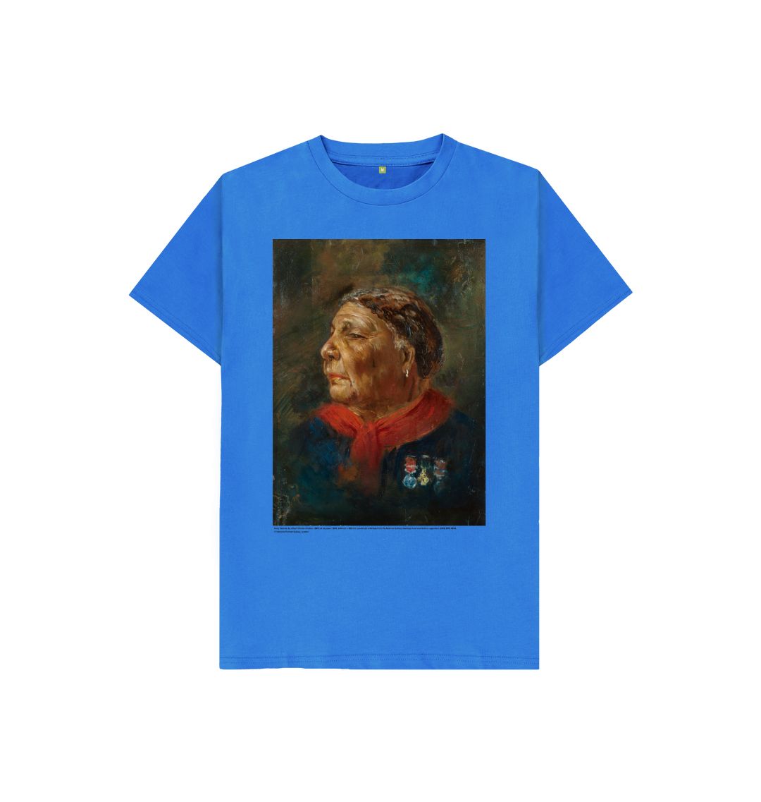Bright blue mary seacole kids t shirt