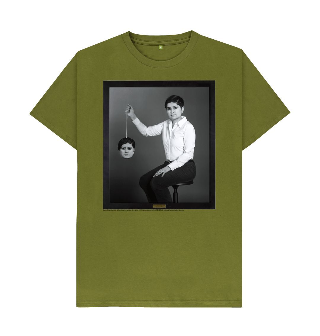 Moss green shami chakrabarti unisex crew neck t shirt