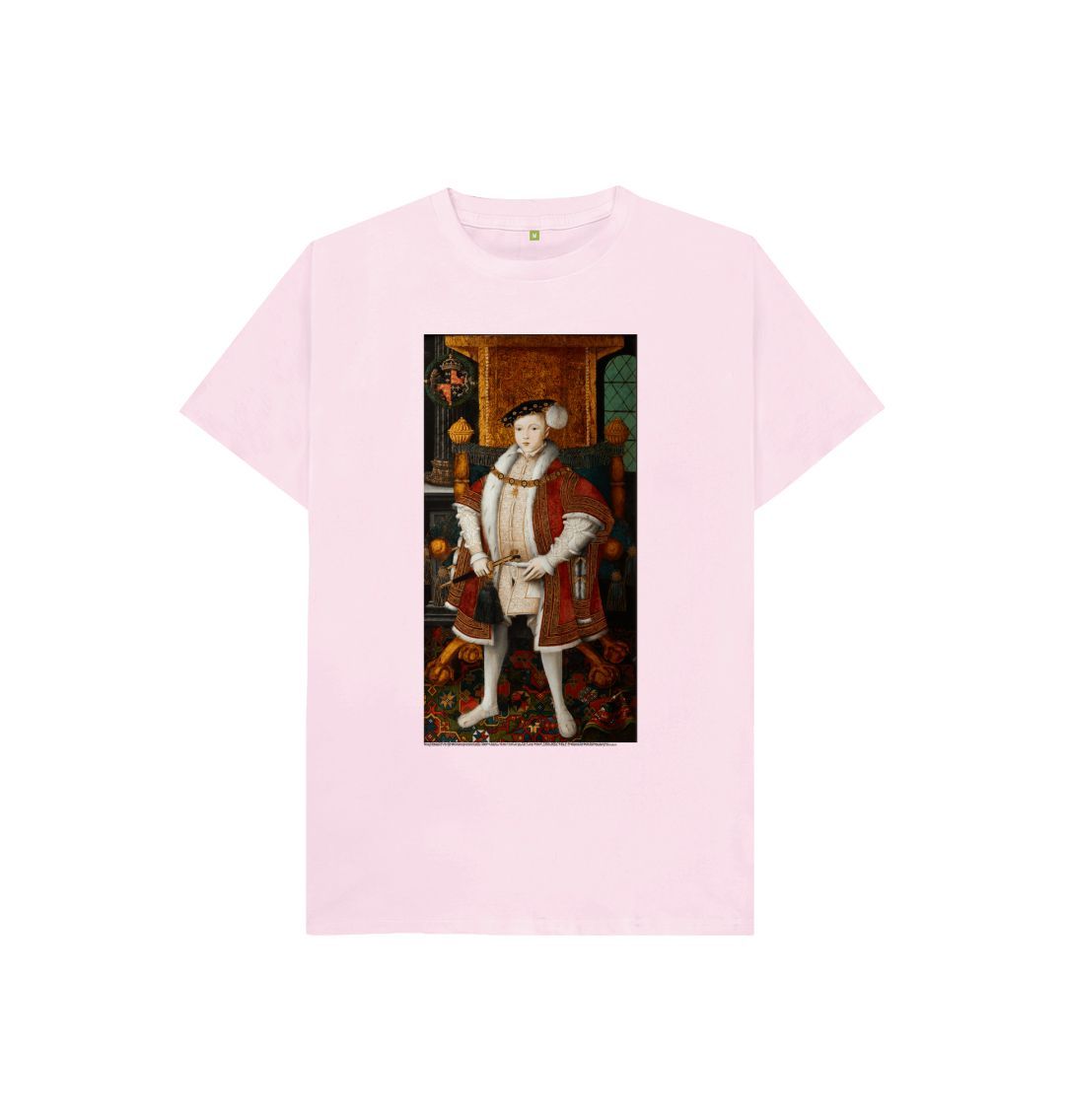 Pink king edward vi kids t shirt