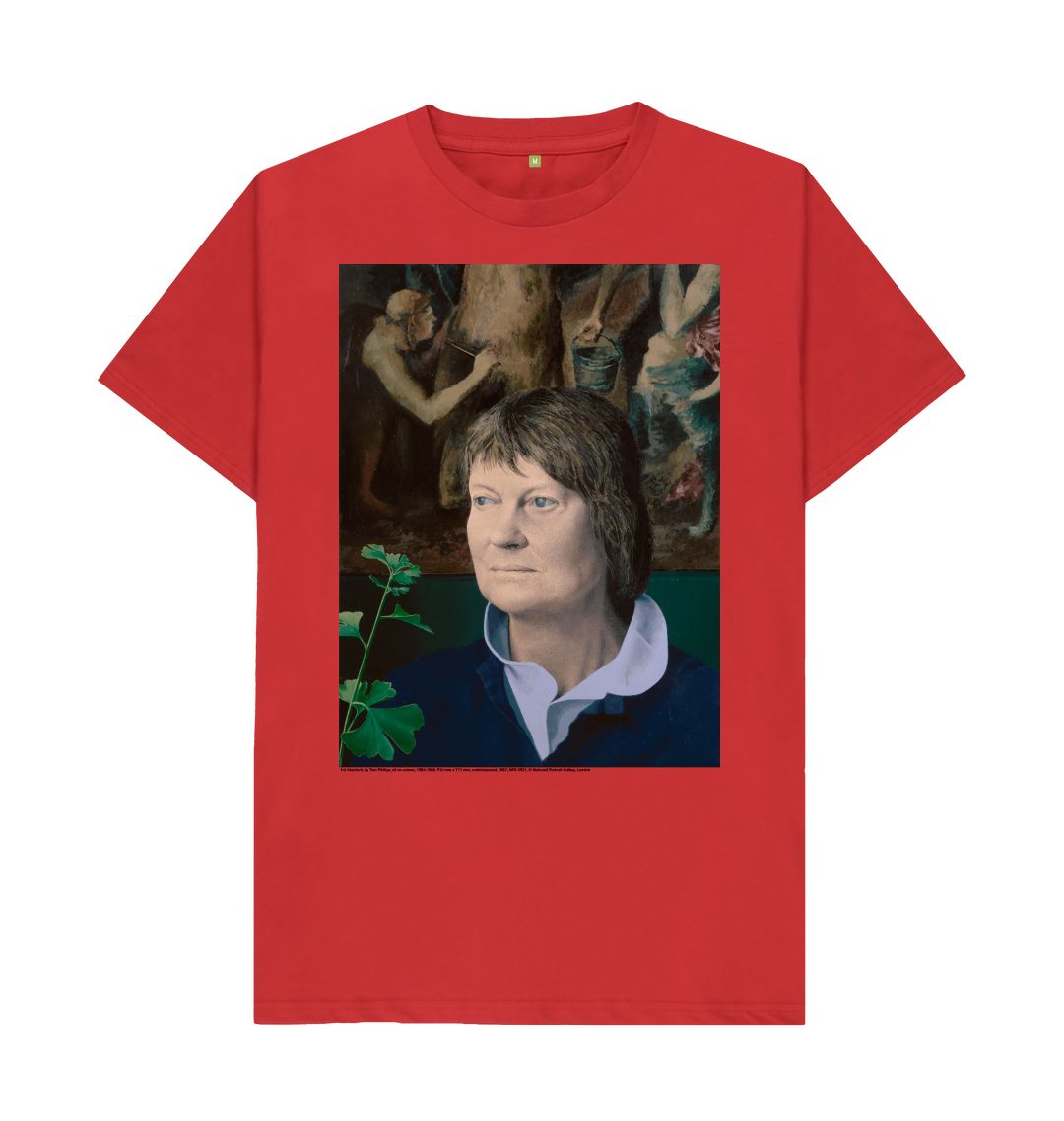 Red iris murdoch unisex t shirt