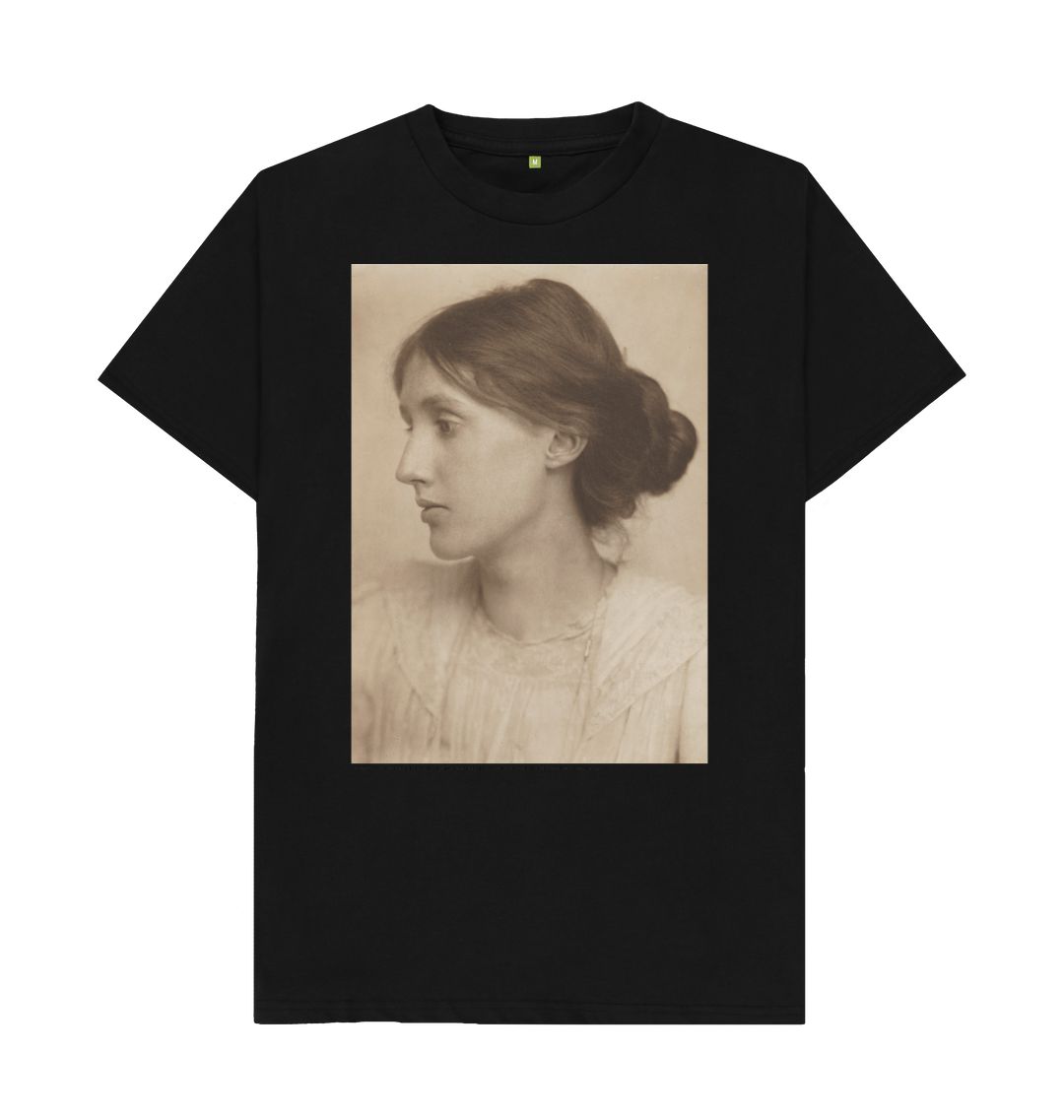 Black virginia woolf unisex t shirt
