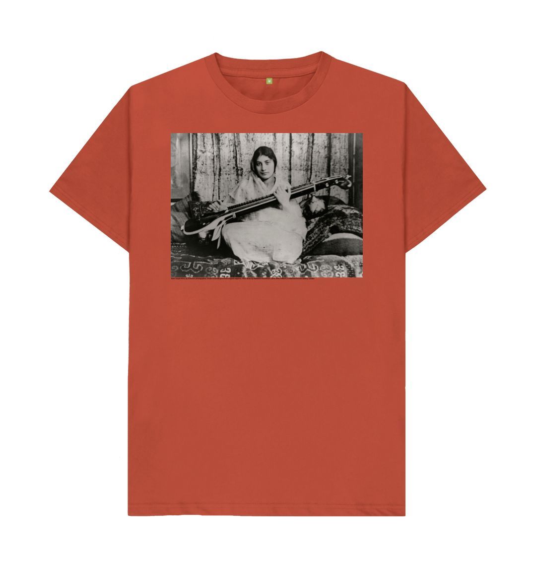 Rust noor inayat khan unisex crew neck t shirt