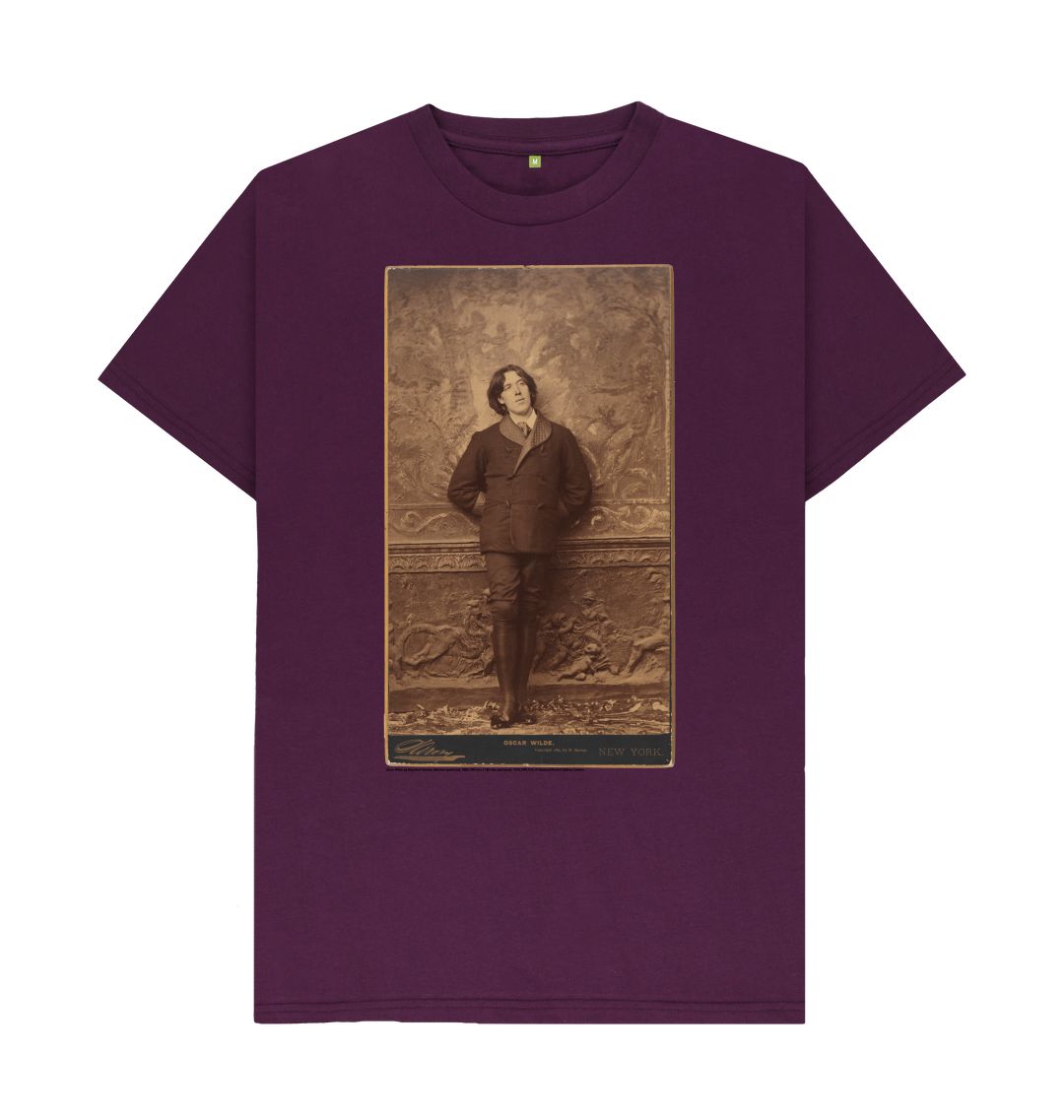 Purple oscar wilde unisex t shirt
