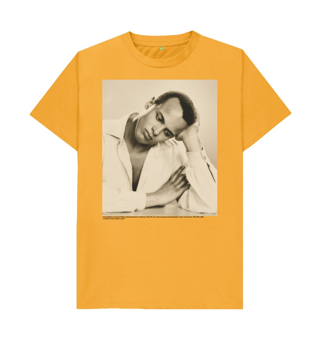 Mustard harry belafonte unisex t shirt