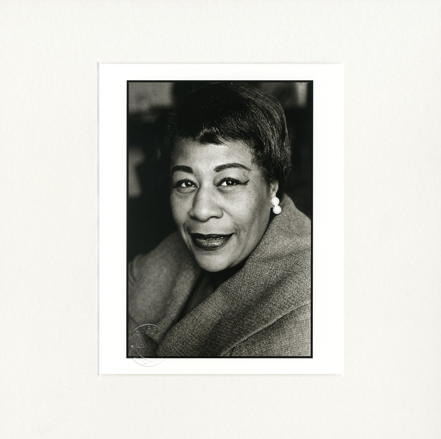 Ella fitzgerald white mounted national portrait gallery