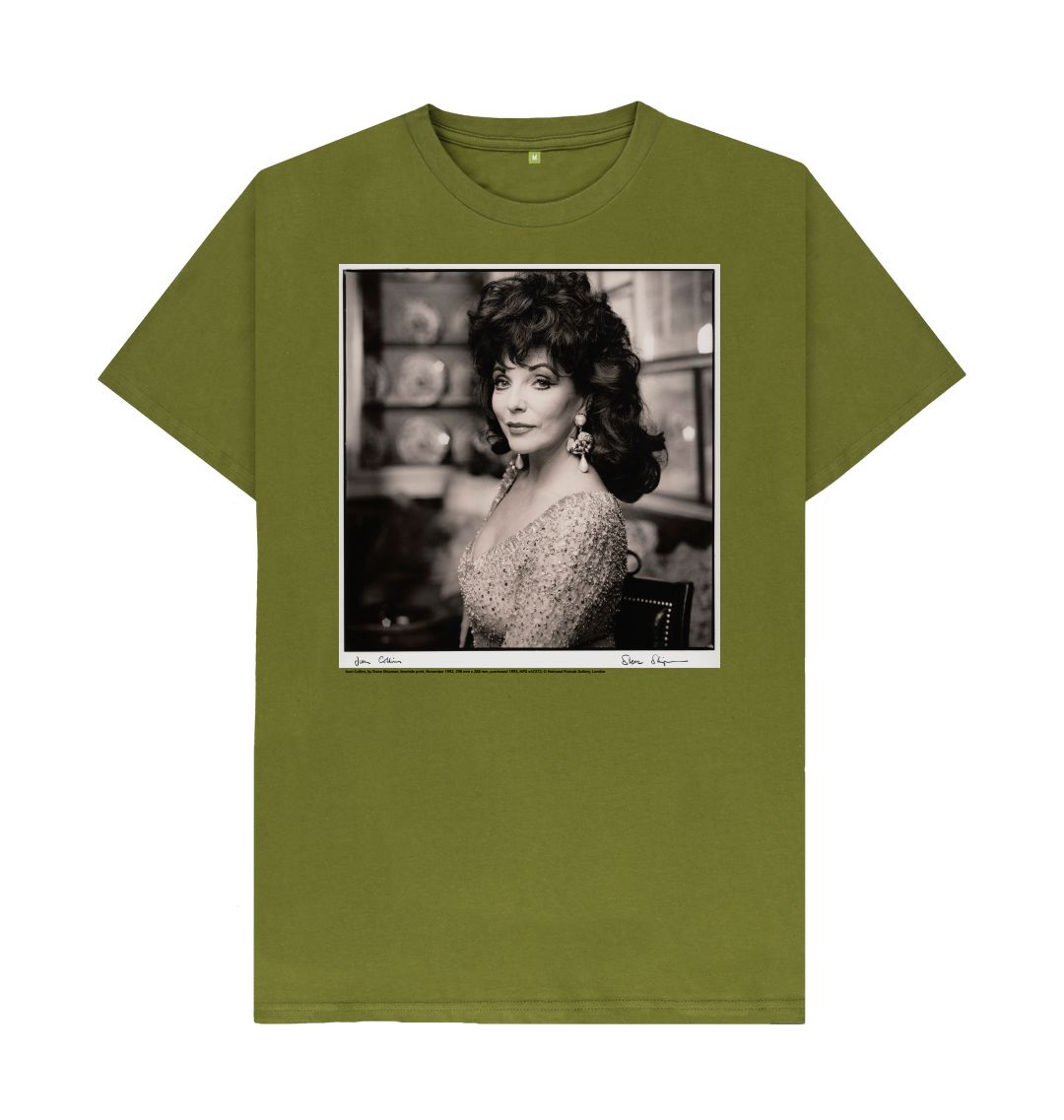 Moss green joan collins unisex t shirt