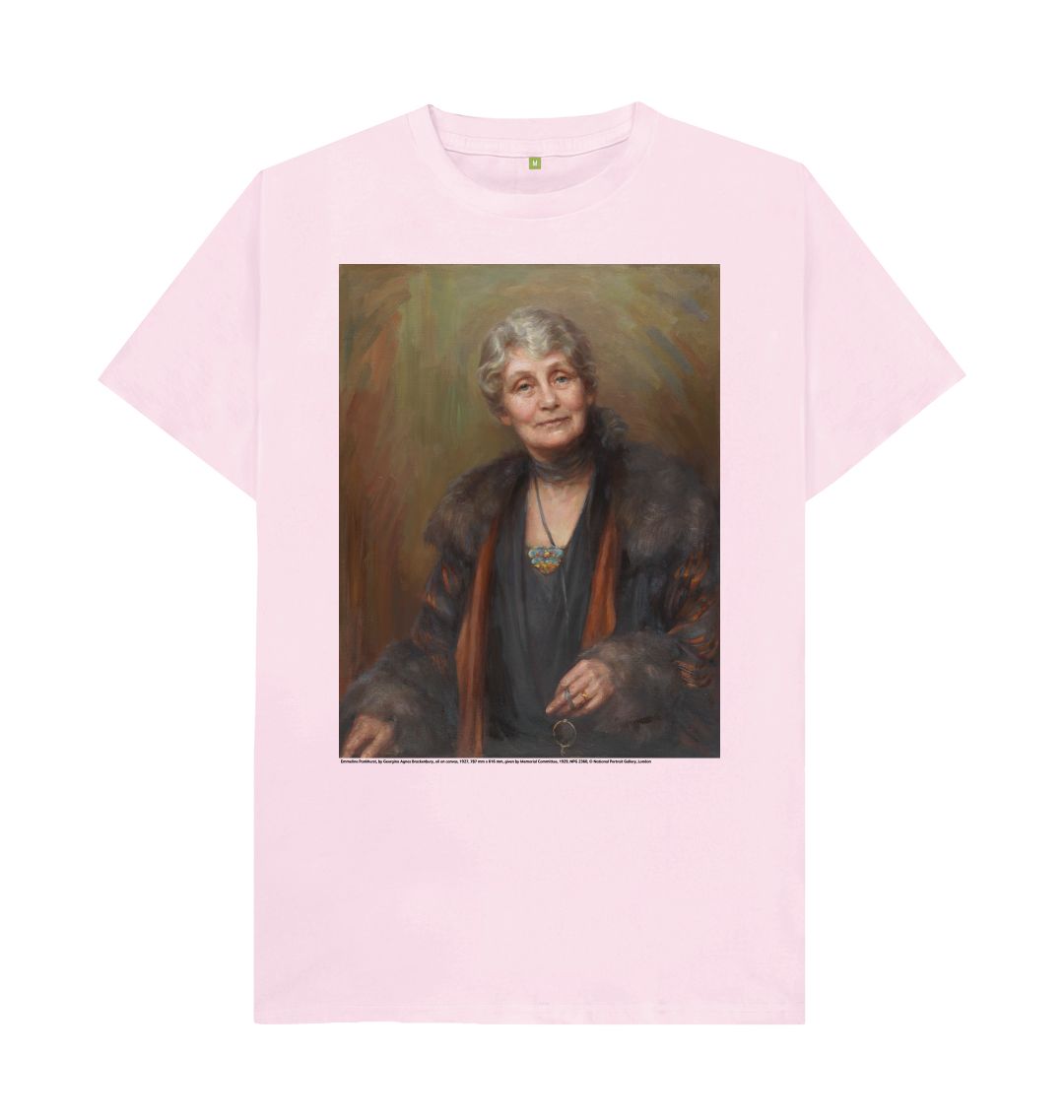 Pink emmeline pankhurst unisex t shirt