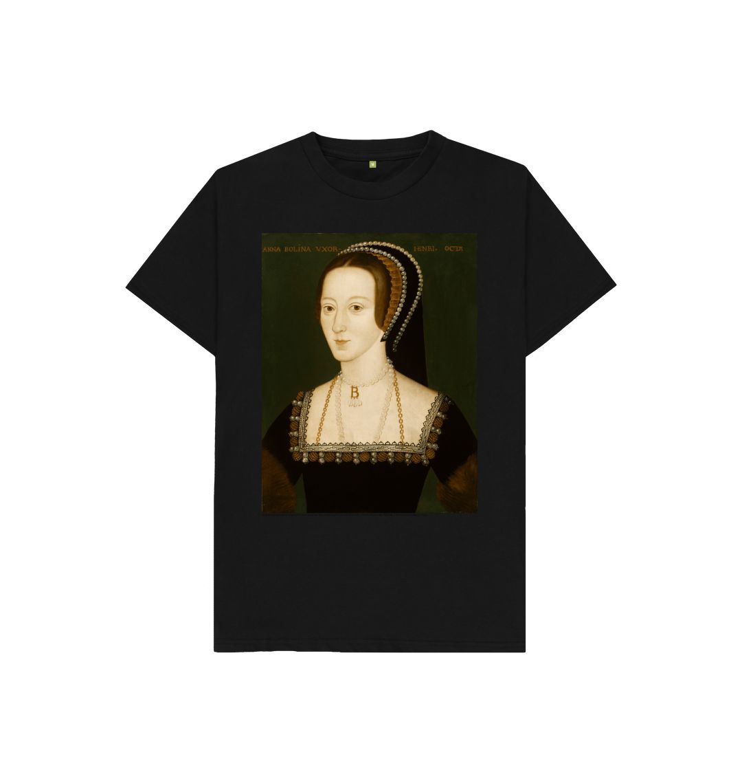 Black anne boleyn kids t shirt