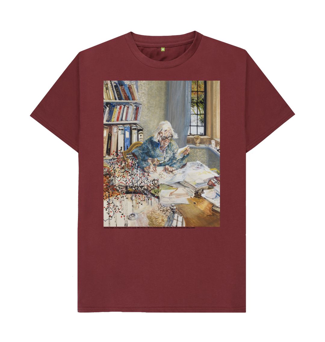 Red wine dorothy hodgkin unisex t shirt