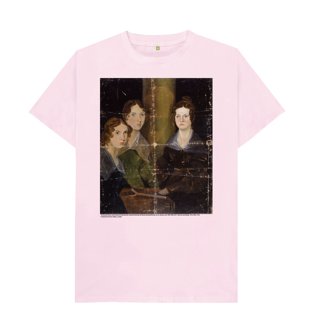 Pink the bronte sisters unisex t shirt