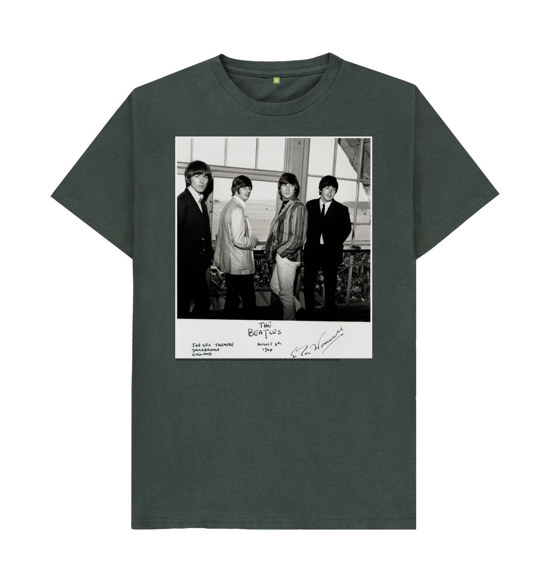 Dark grey the beatles unisex t shirt
