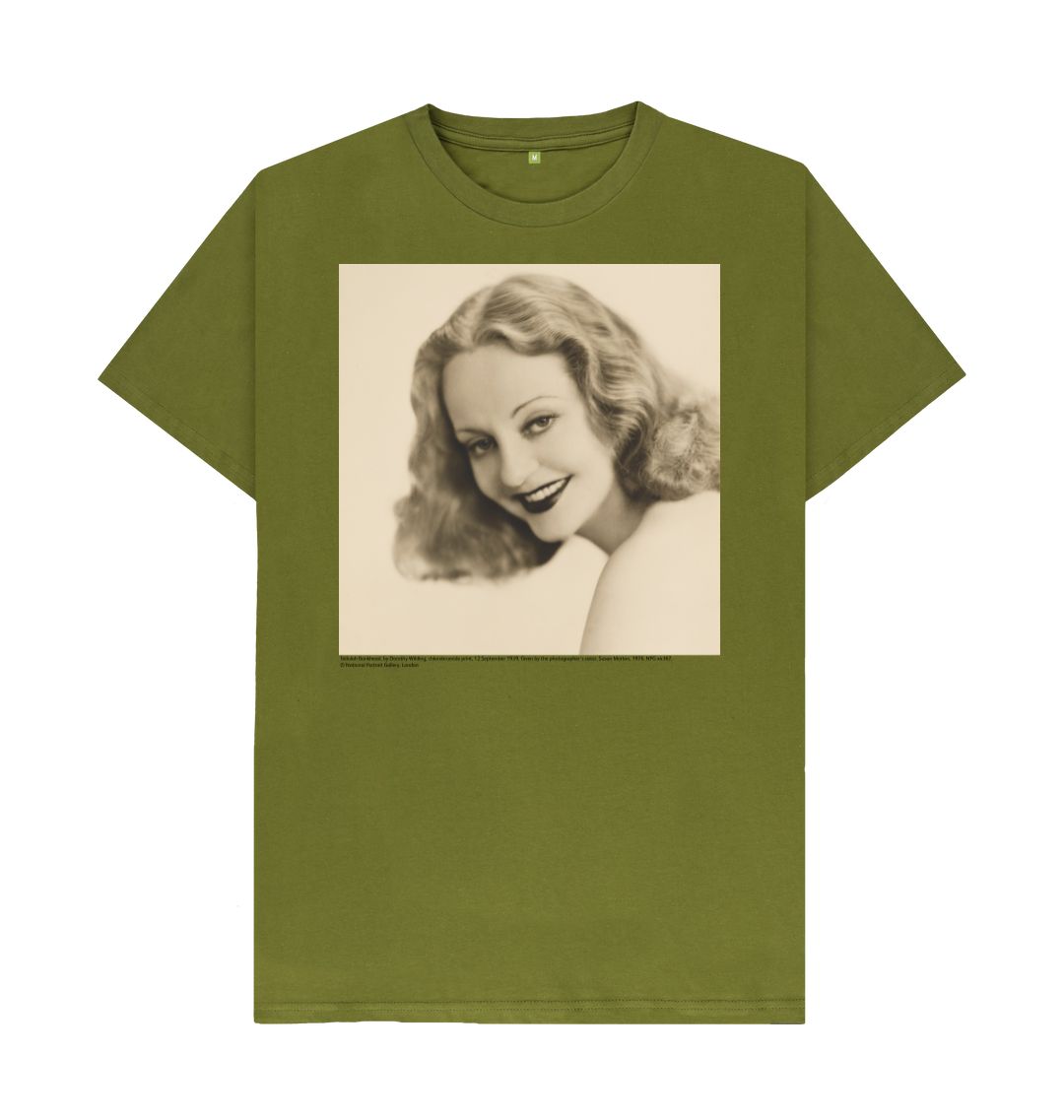 Moss green tallulah bankhead unisex t shirt