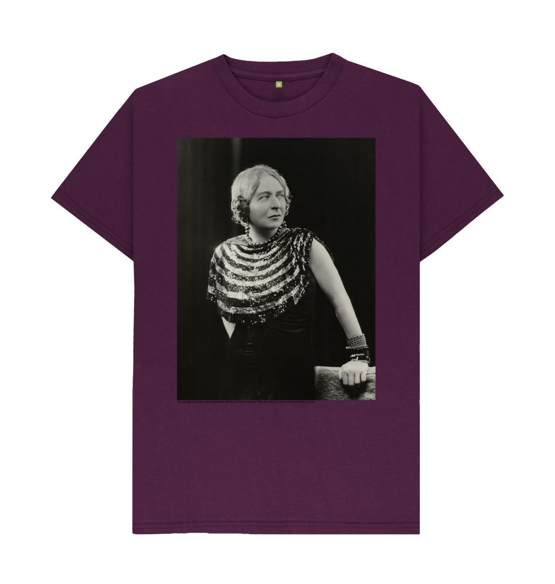 Purple laura knight unisex crew neck t shirt